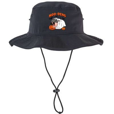 Funny Moo Deng Halloween Boo Ghost Costume Moodeng Lover Bucket Hat