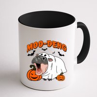 Funny Moo Deng Halloween Boo Ghost Costume Moodeng Lover Mug