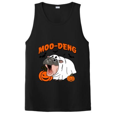 Funny Moo Deng Halloween Boo Ghost Costume Moodeng Lover PosiCharge Competitor Tank