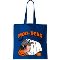 Funny Moo Deng Halloween Boo Ghost Costume Moodeng Lover Bag