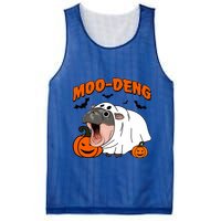 Funny Moo Deng Halloween Boo Ghost Costume Moodeng Lover Mesh Reversible Basketball Jersey Tank