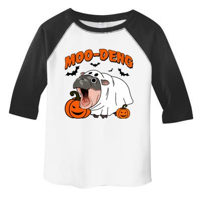 Funny Moo Deng Halloween Boo Ghost Costume Moodeng Lover Toddler Fine Jersey T-Shirt