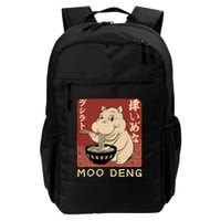 Funny Moo Deng Ramen Noodle Japanese Backpack
