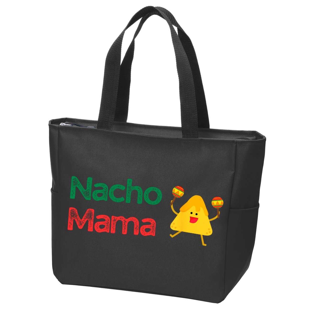 Funny MotherS Day Nacho Mama Zip Tote Bag