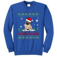 Funny Merry Dogmas Frenchie Santa Hat Ugly Christmas Sweater Gift Sweatshirt