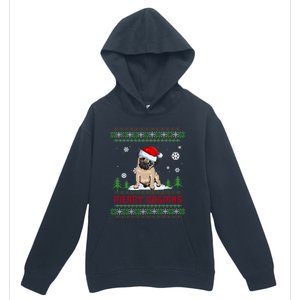 Funny Merry Dogmas Frenchie Santa Hat Ugly Christmas Sweater Gift Urban Pullover Hoodie