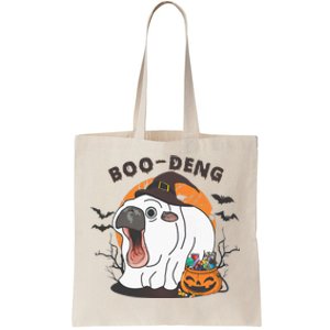 Funny Moo Deng Pumpkin Halloween Costumes Pygmy Hippopotamus Tote Bag