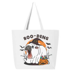 Funny Moo Deng Pumpkin Halloween Costumes Pygmy Hippopotamus 25L Jumbo Tote