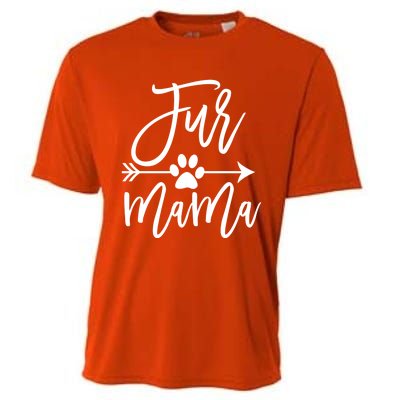 Fur Mama Dog And Cat Mom Furmama Gift Cooling Performance Crew T-Shirt