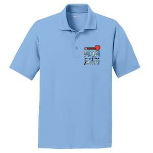 Funny Mothers Day Mom of 2Boys Leopard Wo PosiCharge RacerMesh Polo