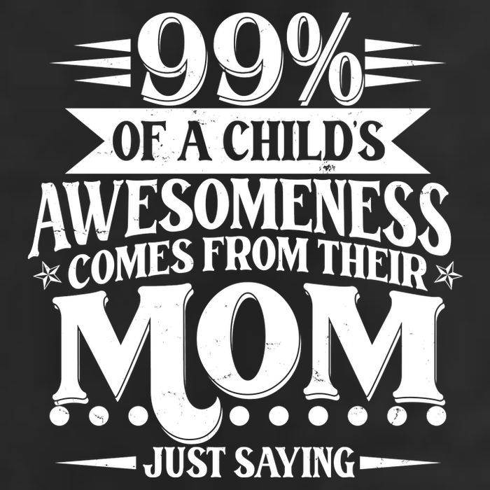 Funny Mothers Day 99 Percent Of A Childs Awesomeness Comes From Their Mom Beanie