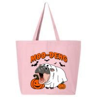 Funny Moo Deng Halloween Boo Ghost Costume Moo Deng Lover 25L Jumbo Tote