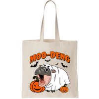 Funny Moo Deng Halloween Boo Ghost Costume Moo Deng Lover Bag