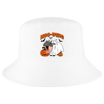 Funny Moo Deng Halloween Boo Ghost Costume Moo Deng Lover Cool Comfort Performance Bucket Hat