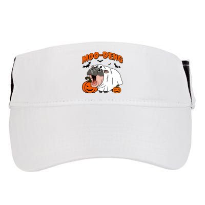 Funny Moo Deng Halloween Boo Ghost Costume Moo Deng Lover Adult Drive Performance Visor