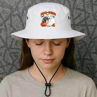 Funny Moo Deng Halloween Boo Ghost Costume Moo Deng Lover Bucket Hat