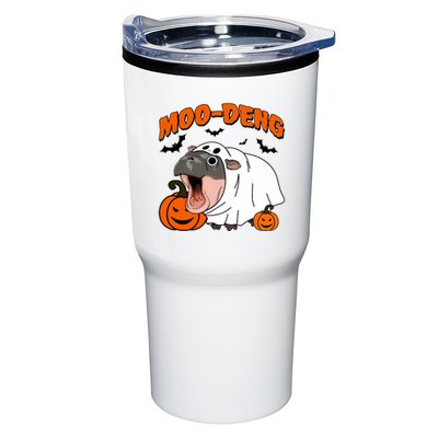 Funny Moo Deng Halloween Boo Ghost Costume Moo Deng Lover Tumbler