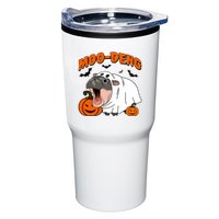 Funny Moo Deng Halloween Boo Ghost Costume Moo Deng Lover Tumbler