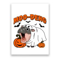 Funny Moo Deng Halloween Boo Ghost Costume Moo Deng Lover Poster