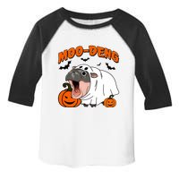 Funny Moo Deng Halloween Boo Ghost Costume Moo Deng Lover Toddler Fine Jersey T-Shirt