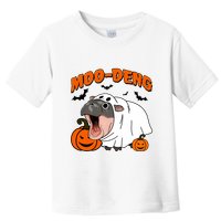 Funny Moo Deng Halloween Boo Ghost Costume Moo Deng Lover Toddler T-Shirt