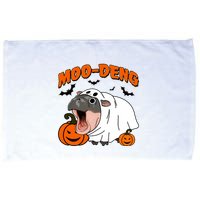 Funny Moo Deng Halloween Boo Ghost Costume Moo Deng Lover Microfiber Hand Towel