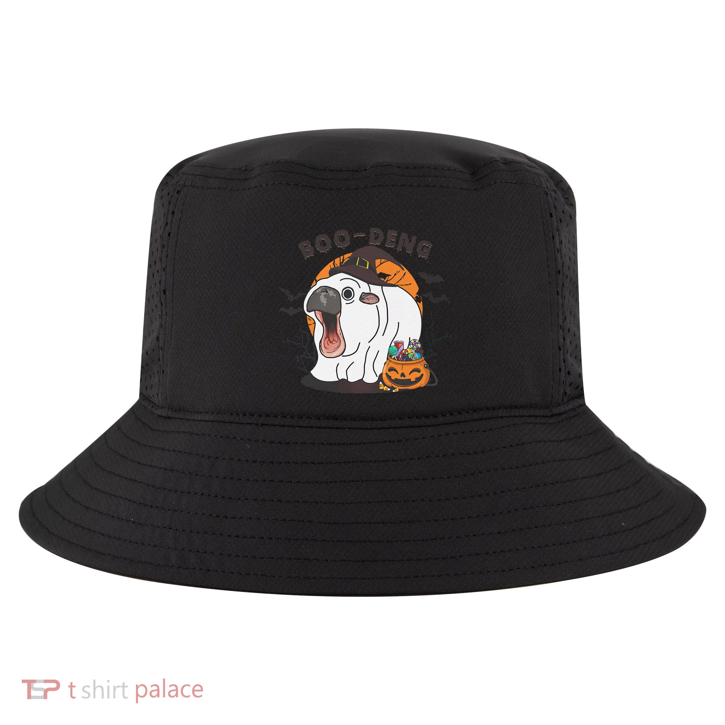 Funny Moo Deng Pumpkin Halloween Costumes Pygmy Hippopotamus Gift Cool Comfort Performance Bucket Hat
