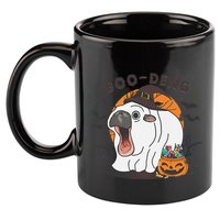 Funny Moo Deng Pumpkin Halloween Costumes Pygmy Hippopotamus Gift 11oz C Handle Ceramic Mug