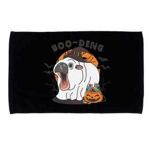 Funny Moo Deng Pumpkin Halloween Costumes Pygmy Hippopotamus Gift Microfiber Hand Towel