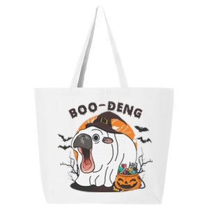 Funny Moo Deng Pumpkin Halloween Costumes Pygmy Hippopotamus Gift 25L Jumbo Tote