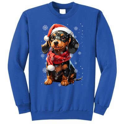 Funny Merry Doxie Christmas Dachshund Xmas Pajama Gift Sweatshirt