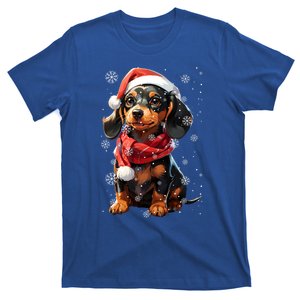 Funny Merry Doxie Christmas Dachshund Xmas Pajama Gift T-Shirt