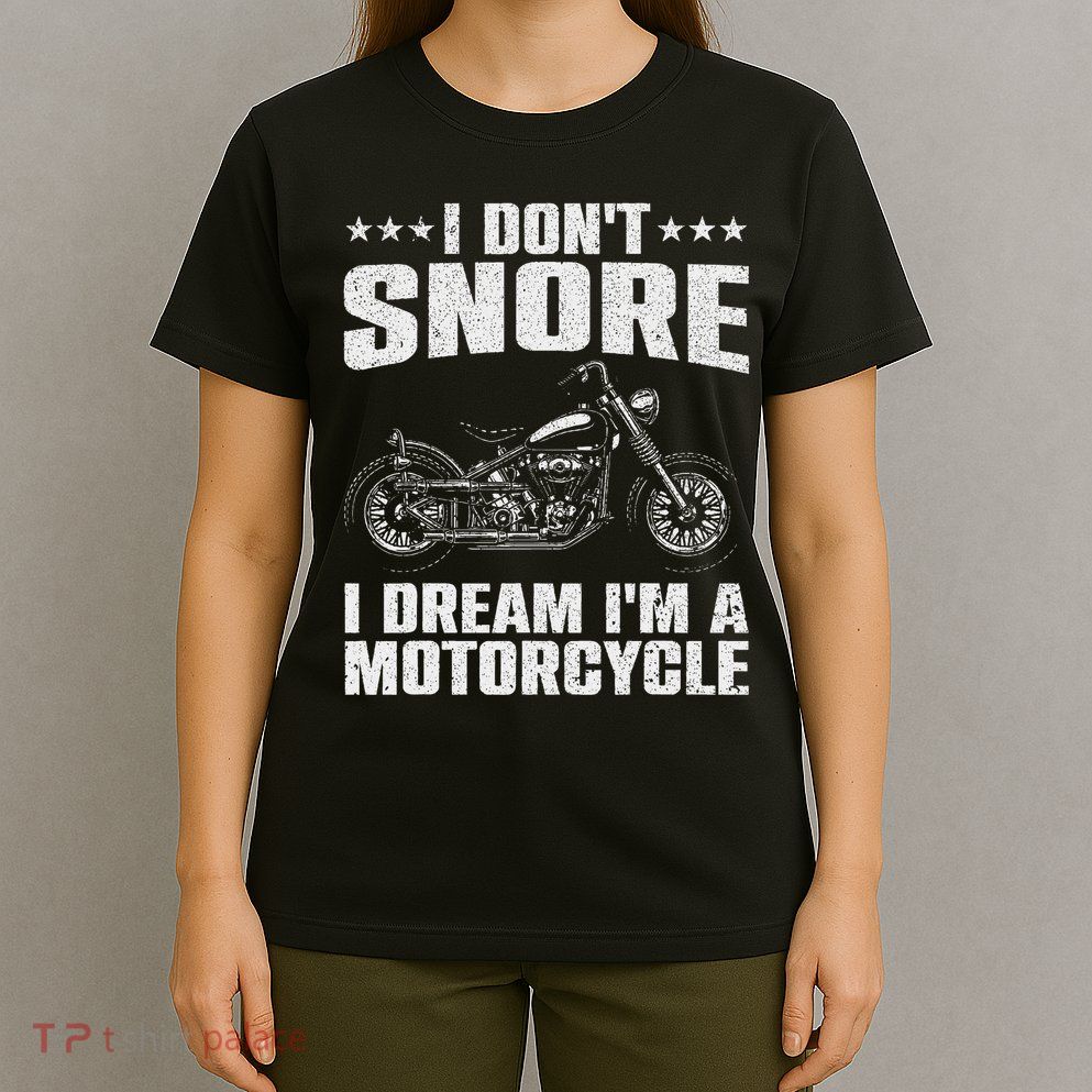 Funny Motorcycle Design For Women Motorcycle Rider Lover T-Shirt