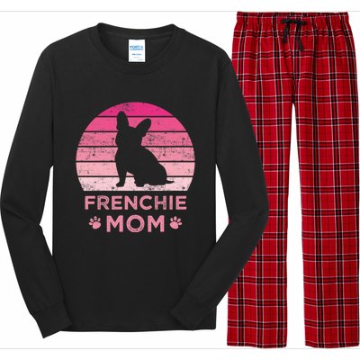 Frenchie Mom Dog Moms Mamma French Bulldog Cute Gift Long Sleeve Pajama Set