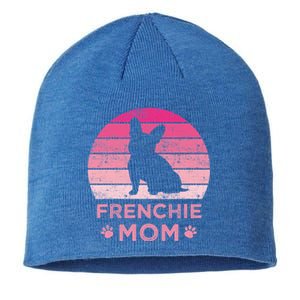 Frenchie Mom Dog Moms Mamma French Bulldog Cute Gift Sustainable Beanie