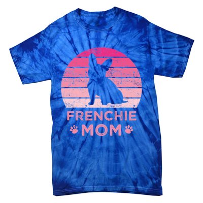 Frenchie Mom Dog Moms Mamma French Bulldog Cute Gift Tie-Dye T-Shirt