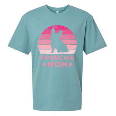 Frenchie Mom Dog Moms Mamma French Bulldog Cute Gift Sueded Cloud Jersey T-Shirt