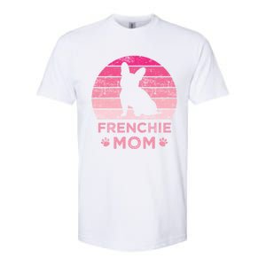 Frenchie Mom Dog Moms Mamma French Bulldog Cute Gift Softstyle CVC T-Shirt