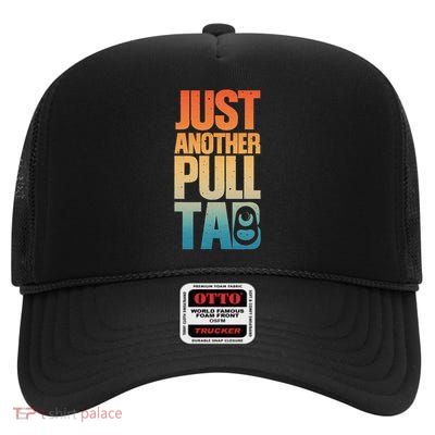 Funny Metal Detecting Art For Men Women Kids Metal Detector High Crown Mesh Back Trucker Hat