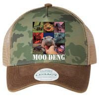 Funny Moo Deng Baby Pygmy Hippo Cute Zoo For Family Legacy Tie Dye Trucker Hat