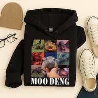 Funny Moo Deng Baby Pygmy Hippo Cute Zoo For Family Hoodie