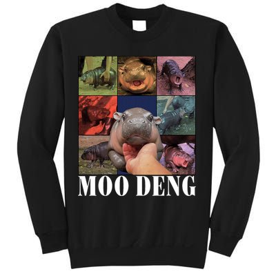 Funny Moo Deng Baby Pygmy Hippo Cute Zoo For Family Sweatshirt