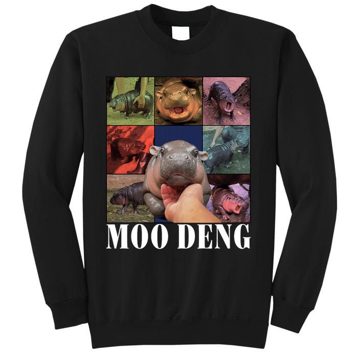 Funny Moo Deng Baby Pygmy Hippo Cute Zoo For Family Sweatshirt