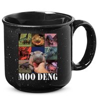 Funny Moo Deng Baby Pygmy Hippo Cute Zoo For Family 15oz Campfire Ceramic Mug