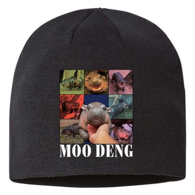 Funny Moo Deng Baby Pygmy Hippo Cute Zoo For Family Sustainable Beanie