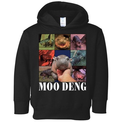 Funny Moo Deng Baby Pygmy Hippo Cute Zoo For Family Toddler Hoodie
