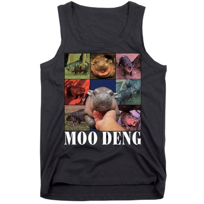Funny Moo Deng Baby Pygmy Hippo Cute Zoo For Family Tank Top