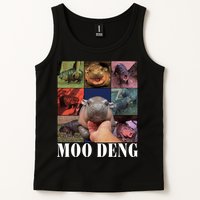 Funny Moo Deng Baby Pygmy Hippo Cute Zoo For Family Tank Top