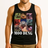 Funny Moo Deng Baby Pygmy Hippo Cute Zoo For Family Tank Top
