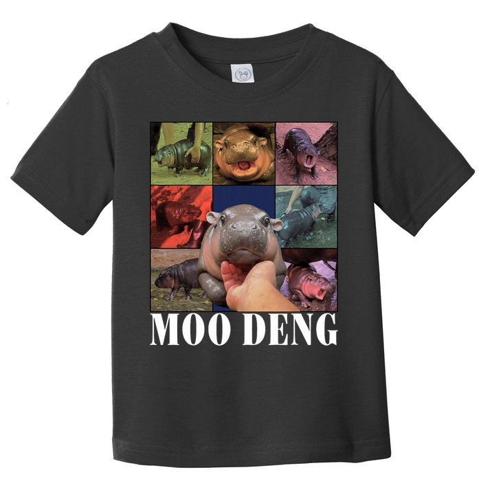 Funny Moo Deng Baby Pygmy Hippo Cute Zoo For Family Toddler T-Shirt